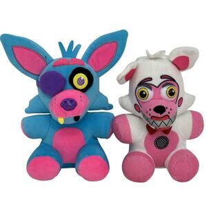 Five Nights at Freddy’s Black light Foxy & Funtime Foxy Plush 2017, 2018